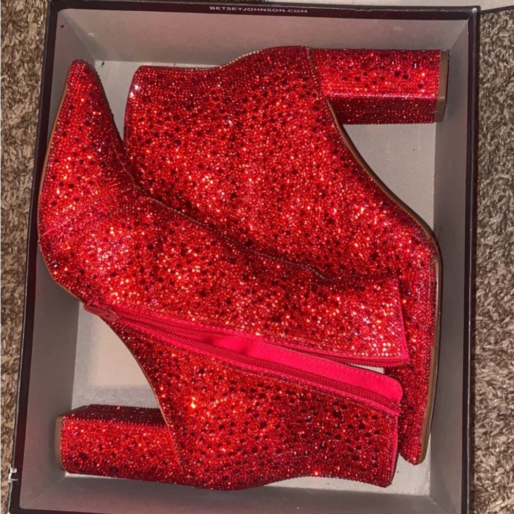 Betty Johnson Rhinestone Boots